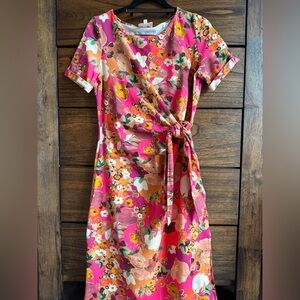 SEZANE Pippa Dress in Clayfloral